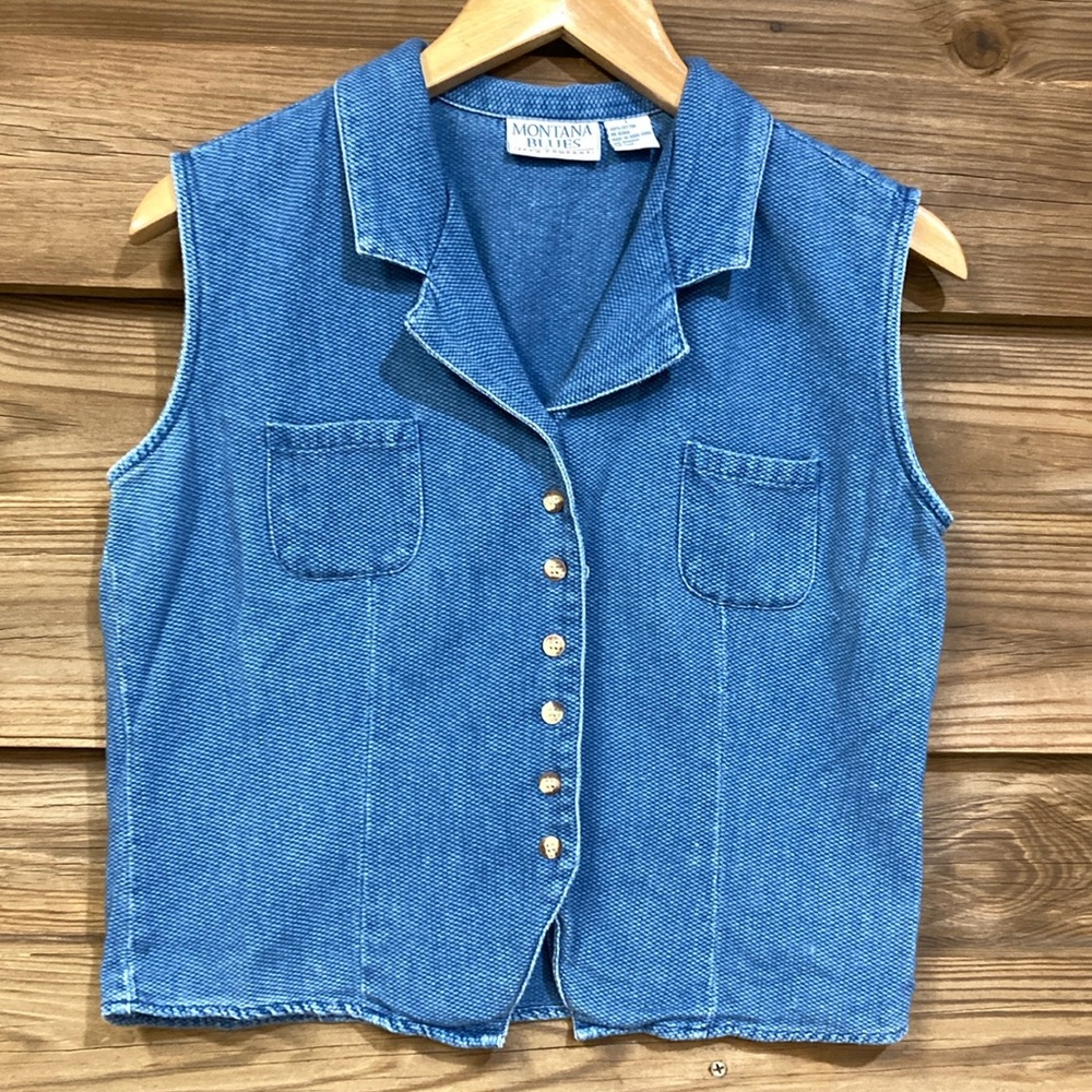 Vintage Montana Blues Vest